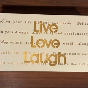 Target Gold and Ivory Enamel Hinged Felt Lined Jewelry Trinket Box